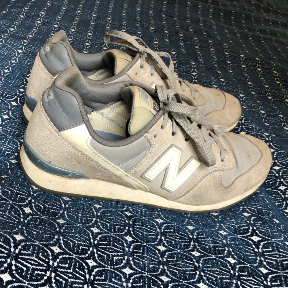 Blue and Gray New Balance Sneakers